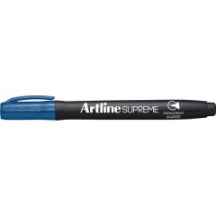 Raspundel Istetel, Permanent marker ARTLINE Supreme, corp plastic, varf rotund 1.0mm - albastru royal - autograf.ro