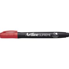 Artline, Permanent marker ARTLINE Supreme, corp plastic, varf rotund 1.0mm - rosu - autograf.ro