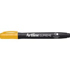 Markere, Permanent marker ARTLINE Supreme, corp plastic, varf rotund 1.0mm - galben - autograf.ro