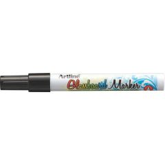 Markere Artline, Marker pentru tabla de sticla ARTLINE Glassboard, varf rotund 2.0mm - negru - autograf.ro