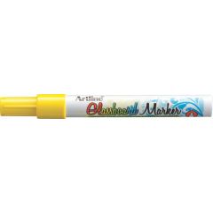Raspundel Istetel, Marker pentru tabla de sticla ARTLINE Glassboard, varf rotund 2.0mm - galben fluorescent - autograf.ro