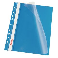 Dosare, mape si folii Esselte, Dosar cu multiperforatii ESSELTE Vivida, PP, A4, 10 buc/set, albastru - autograf.ro