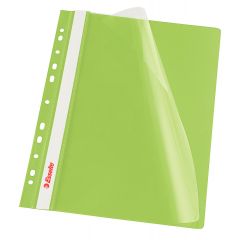Dosare, mape si folii Esselte, Dosar cu multiperforatii ESSELTE Vivida, PP, A4, 10 buc/set, verde - autograf.ro