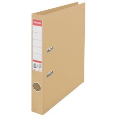 Esselte, Biblioraft Esselte No.1 Power, PP/PP, A4, 50 mm, culoarea nisipului - autograf.ro