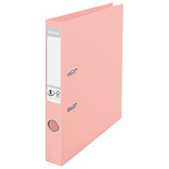 Esselte, Biblioraft Esselte No.1 Power, PP/PP, A4, 50 mm, culoarea piersicii - autograf.ro