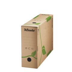 Esselte, Cutie depozitare si arhivare ESSELTE Eco, carton, 100 mm, natur - autograf.ro