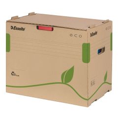 Esselte, Container arhivare si transport ESSELTE Eco, pentru bibliorafturi, carton, natur - autograf.ro