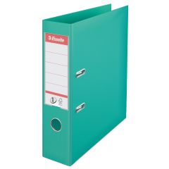 Esselte, Biblioraft Esselte No.1 Power, PP/PP, A4, 75 mm, menta - autograf.ro