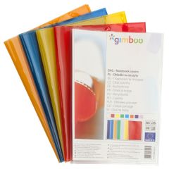 Caiete si registre Gimboo, Coperti caiete scolare A4, 25 buc/set, GIMBOO - transparent cristal - autograf.ro