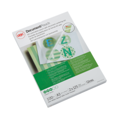 Gbc, Folie laminare GBC, la cald, A3, 125 mic, 100 buc/set - autograf.ro