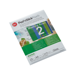 Gbc, Folie laminare GBC, la cald, auto-adeziva, A4, 75 mic, 25 buc/set - autograf.ro