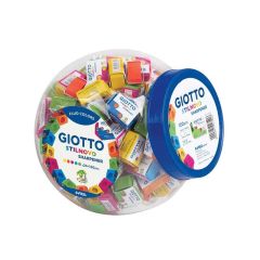 Giotto, Ascutitoare plastic simpla, culori fluorescente  - GIOTTO - autograf.ro