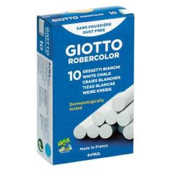Giotto, Creta alba, cilindrica,  10 buc/cutie, GIOTTO - autograf.ro