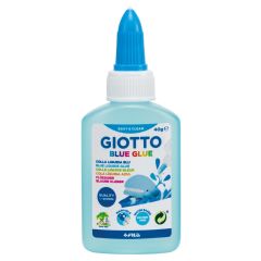 Lipici cu sclipici, Lipici lichid 40gr, GIOTTO Blue Glue - autograf.ro