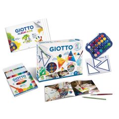 Acuarele, tempera, ulei, acrilice Giotto, Set articole creative Easy Painting - Giotto Art Lab - autograf.ro