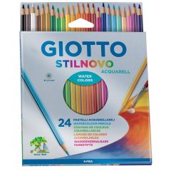 Carioci Giotto, Creioane colorate 24 culori/cutie, GIOTTO Stilnovo Aquarell - autograf.ro