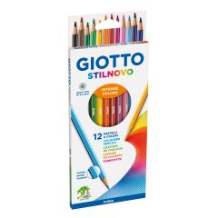 Creioane colorate Gimboo Giotto, Creioane colorate 12 culori/cutie, GIOTTO Stilnovo - autograf.ro