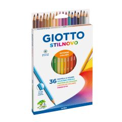 Creioane colorate Gimboo Giotto, Creioane colorate 36 culori/cutie, GIOTTO Stilnovo - autograf.ro