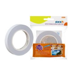 STICK'n  , Banda dublu adeziva cu adeziv permanent, 12mm x 12 m, Stick