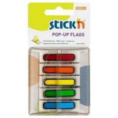 STICK'n  , Film index autoadeziv 45 x 12mm, 5 x 30file/set, cu dispenser, Stick
