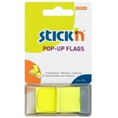 STICK'n  , Film index autoadeziv 45 x 25mm, 50 file/set, cu dispenser, Stick