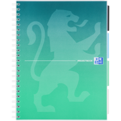 Caiete Hamelin, Caiet A4 Oxford Project Book, 80 file, hartie Optik 90g/mp, spira dubla, scribzee, matematica, gradient classic mix culori - autograf.ro