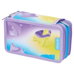 Penare fete, Penar echipat 31 piese, 3 compartimente, motiv Little Monster - autograf.ro