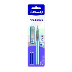 Stilou Herlitz, STILOU PINA COLADA CULORI ASORTATE, PENITA M, BLISTER - autograf.ro