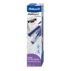 Stilou Pelikan, STILOU PELIKANO STRUCTURE, PENITA M, GRIP ERGONOMIC, PENTRU DREPTACI, 1 PATRON MARE ALBASTRU INCLUS, CULOARE ALBASTRU, IN CUTIE DE CARTON - autograf.ro