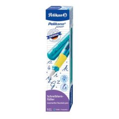Stilou Pelikan, STILOU PELIKANO JUNIOR, PENITA A, GRIP ERGONOMIC, PENTRU DREPTACI, CULOARE TURCOAZ, IN CUTIE DE CARTON - autograf.ro