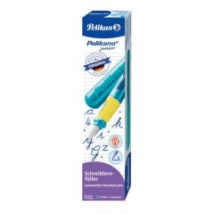 Stilou Schneider, STILOU PELIKANO JUNIOR, PENITA L, GRIP ERGONOMIC, PENTRU STANGACI, CULOARE TURCOAZ, IN CUTIE DE CARTON - autograf.ro