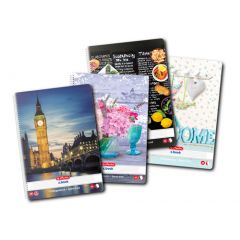 Caiet dictando, CAIET A4 100 FILE CU SPIRALA DICTANDO MOTIV ENJOY LIFE - ECONOMIC - autograf.ro