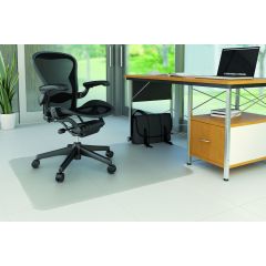 Covorase protectie, Covoras PVC transparent, protectie parchet/gresie, 120 x 90cm - cu limba, Q-Connect - autograf.ro