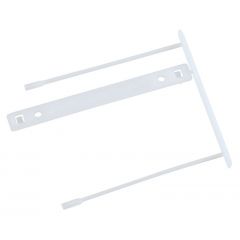 Alonje arhivare Q-connect, Alonja de mare capacitate, pentru arhivare, plastic, 100buc/set, Q-Connect Z-Clip - alba - autograf.ro