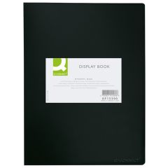 Dosare, mape si folii Q-connect, Dosar de prezentare cu 20 folii, A3, coperta rigida, Q-Connect - negru - autograf.ro