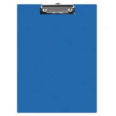 Clipboard-uri Q-connect, Clipboard simplu A5, plastifiat PVC, Q-Connect - albastru - autograf.ro