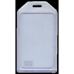 Raspundel Istetel, Buzunar PVC flexibil, pentru ID carduri,  54 x  85mm, vertical, 5 buc/set, KEJEA - transparent - autograf.ro