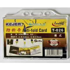 Raspundel Istetel, Suport PP, pentru carduri, 85 x 54mm, orizontal cu sistem anti-alunecare, 5 buc/set, KEJEA - transp. - autograf.ro