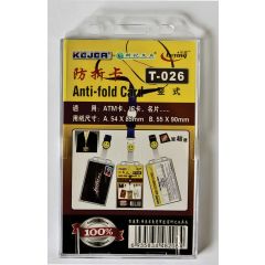 Raspundel Istetel, Suport PP, pentru carduri, 54 x 85mm, vertical cu sistem anti-alunecare, 5 buc/set, KEJEA - transp. - autograf.ro