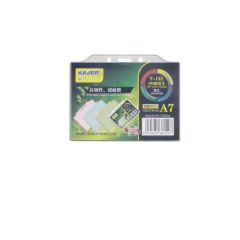 Ecusoane, Suport PP, pentru carduri, 105 x 74mm, orizontal cu sistem de agatare, 10 buc/set, KEJEA - transp. - autograf.ro