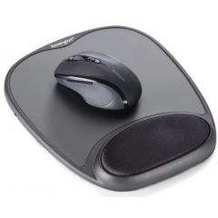 Kensington, Mouse Pad Kensington Gel, cu suport ergonomic pentru incheietura mainii, cu gel, negru - autograf.ro