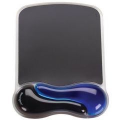 Kensington, Mouse Pad Kensington Duo Gel, cu suport ergonomic pentru incheietura mainii, cu gel, albastru/negru - autograf.ro