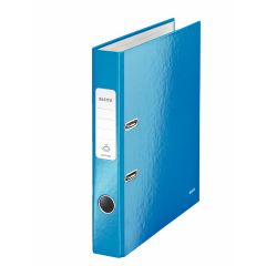 Bibliorafturi Donau Leitz, Biblioraft LEITZ 180 WOW, carton laminat, A4, 52 mm, albastru - autograf.ro