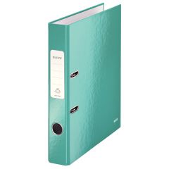 Bibliorafturi Donau Leitz, Biblioraft LEITZ 180 WOW, carton laminat, A4, 52 mm, turcoaz - autograf.ro