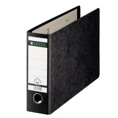 Leitz, Biblioraft LEITZ 180, carton, A4 landscape, 80mm, negru - autograf.ro