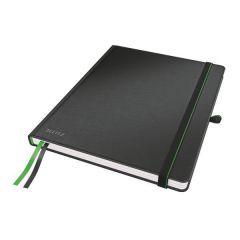Caiete cu spirala Leitz, Caiet de birou LEITZ Complete, coperta dura, format iPad, 80 coli, dictando, negru - autograf.ro