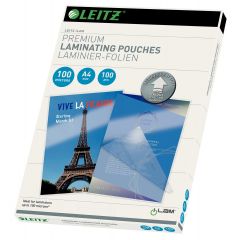 Laminatoare Leitz, Folie laminare LEITZ UDT, la cald, A4, 100 mic, 100 buc/ set - autograf.ro