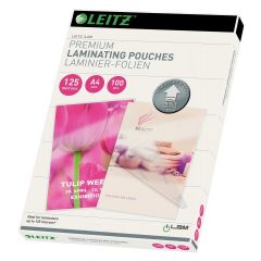 Laminatoare Leitz, Folie laminare LEITZ UDT, la cald, A4, 125 mic, 100 buc/ set - autograf.ro