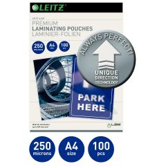 Laminatoare Leitz, Folie laminare LEITZ UDT, la cald, A4, 250 mic, 100 buc/ set - autograf.ro