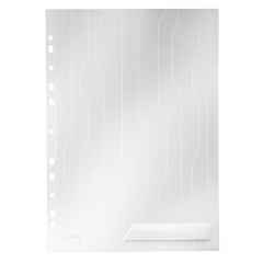 Raspundel Istetel, Mapa LEITZ CombiFile, cu eticheta, PP, A4, 200 mic, 40 coli, pre-perforata, 5 buc/set, transparent - autograf.ro